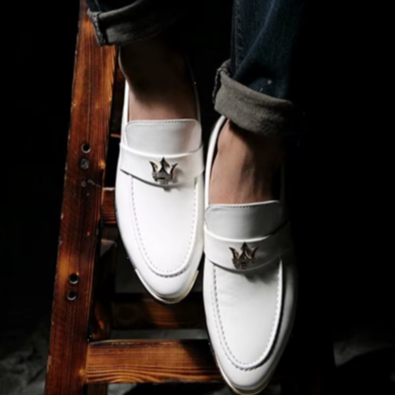 Marbello Polished Leather Loafers