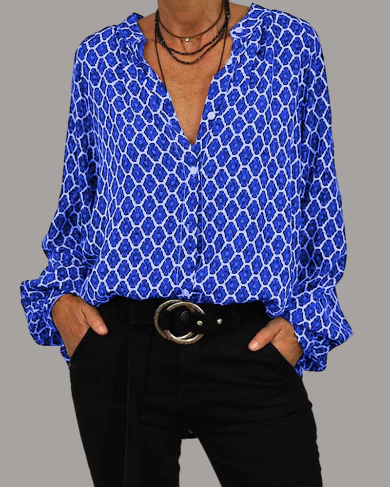 Lyra V-Neck Blouse