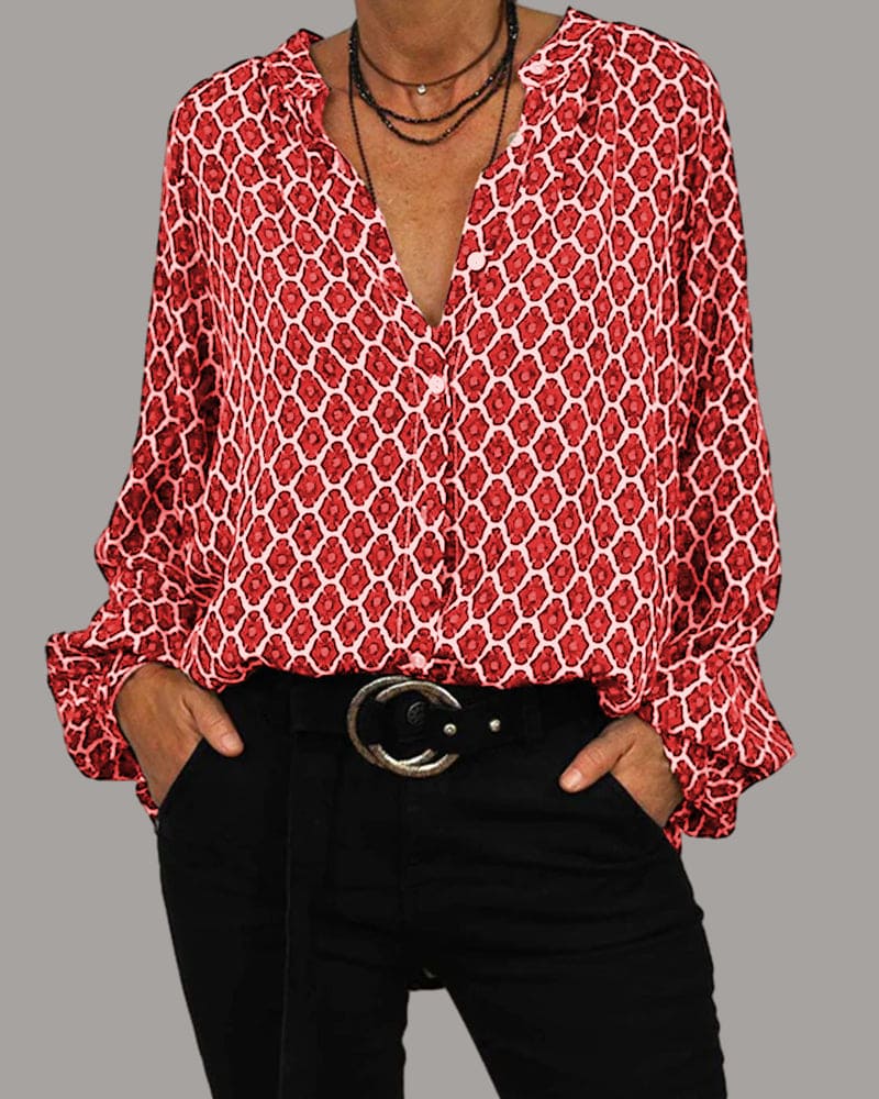 Lyra V-Neck Blouse