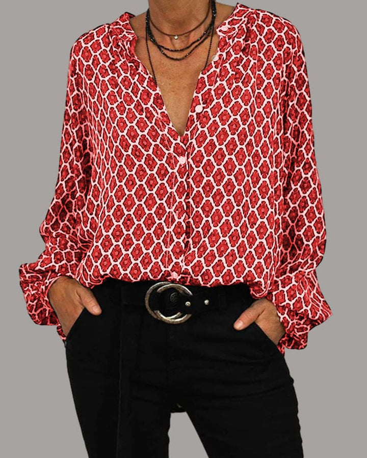 Lyra V-Neck Blouse