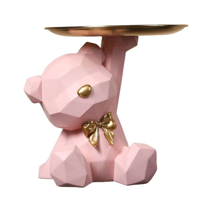 Geometric Bear Key Holder and Desk Organizer