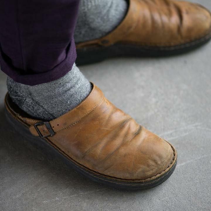 Hawthorn Leather Clog Mules