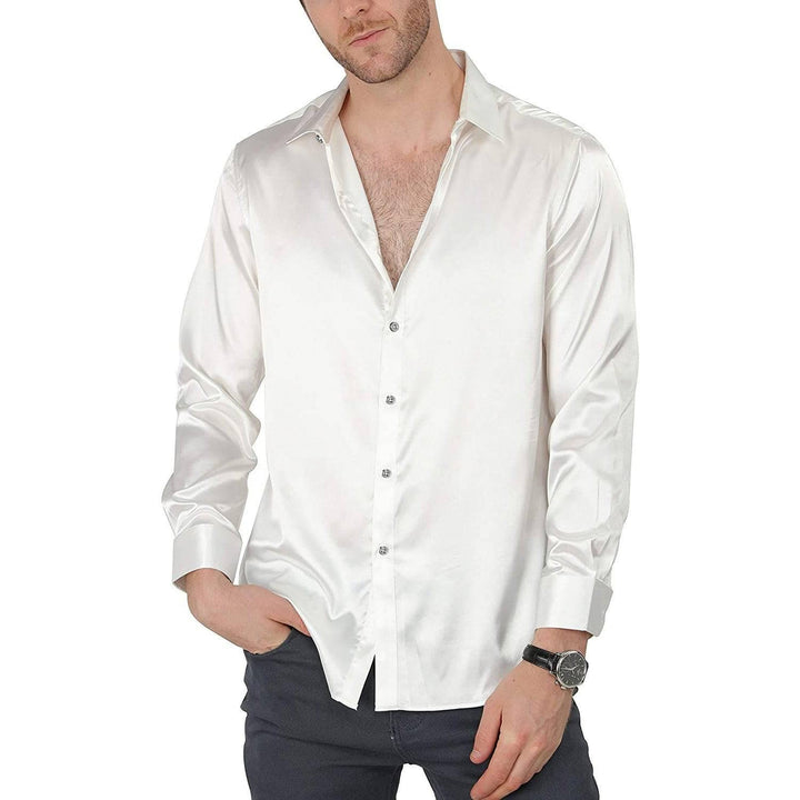 The Marquis Silk Button-Up Shirt