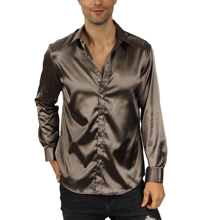 The Marquis Silk Button-Up Shirt