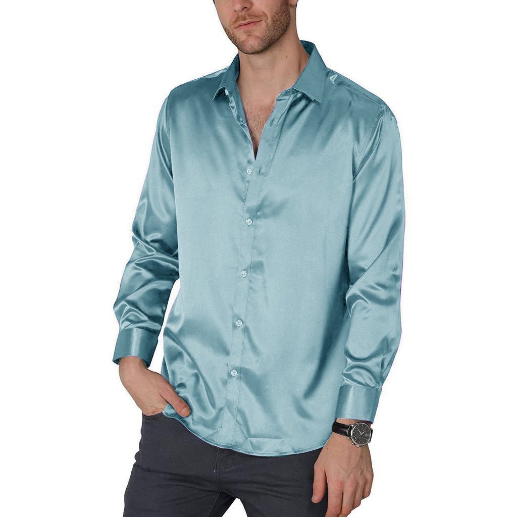 The Marquis Silk Button-Up Shirt