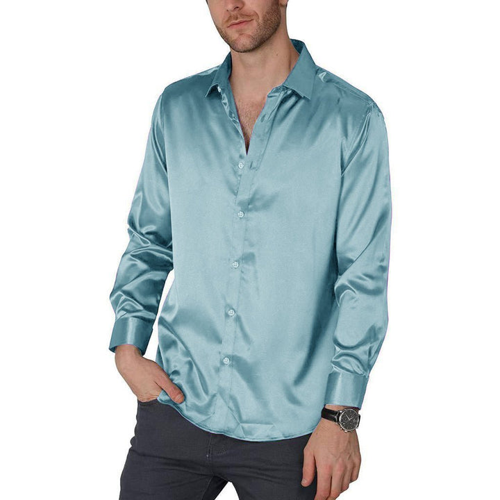The Marquis Silk Button-Up Shirt