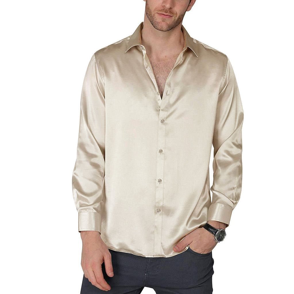 The Marquis Silk Button-Up Shirt