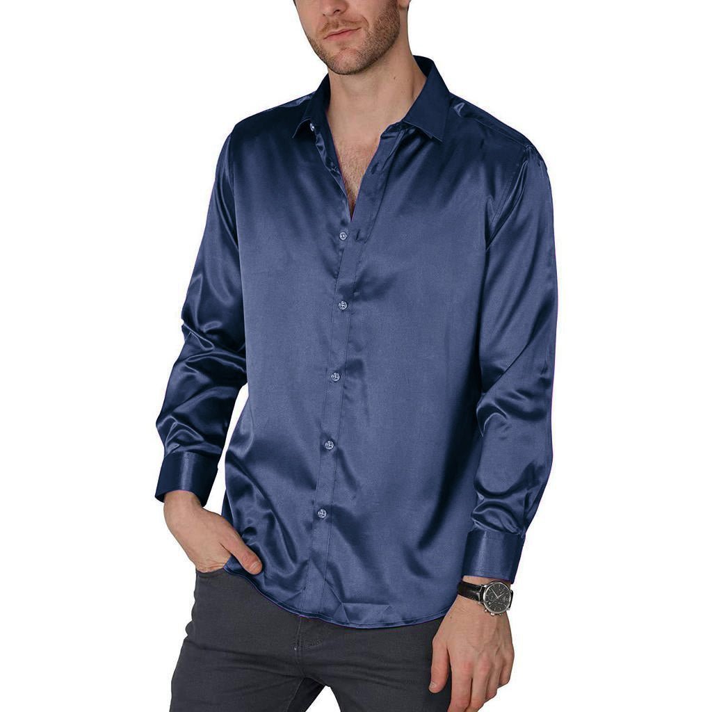 The Marquis Silk Button-Up Shirt