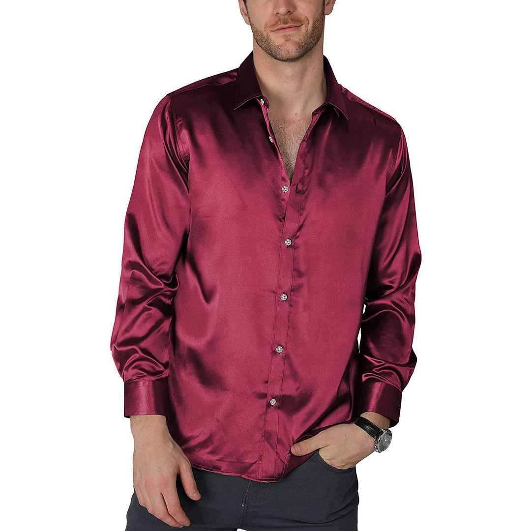 The Marquis Silk Button-Up Shirt