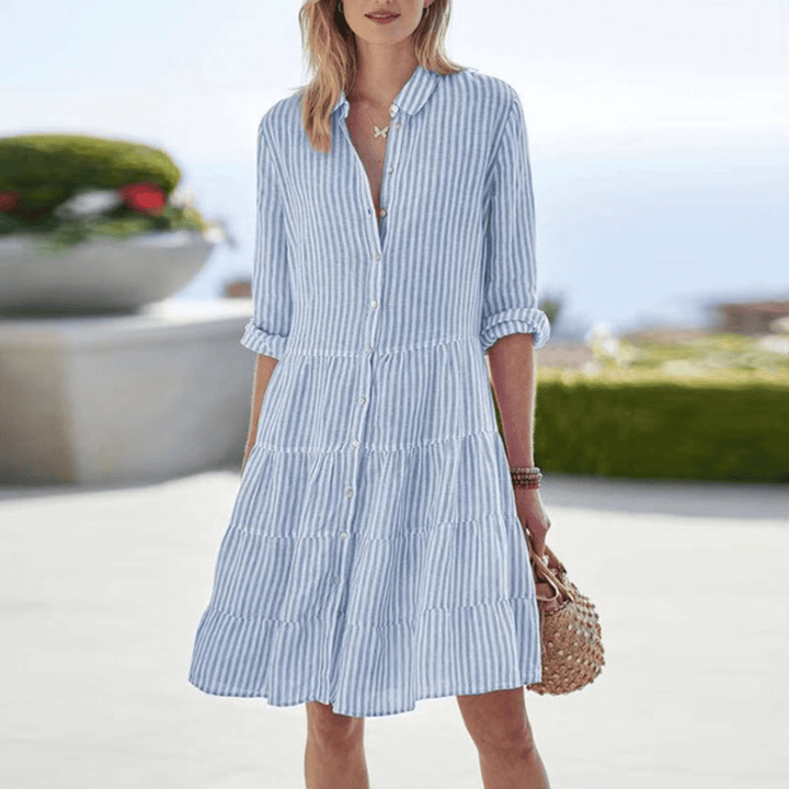 Siena Striped A-Line Dress