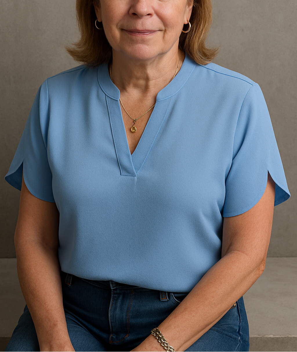 Marlow V-Neck Blouse