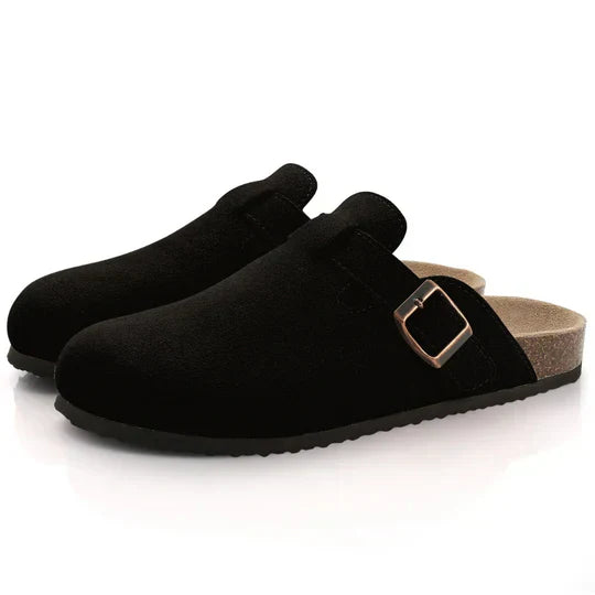 Celano Suede Cork Slippers