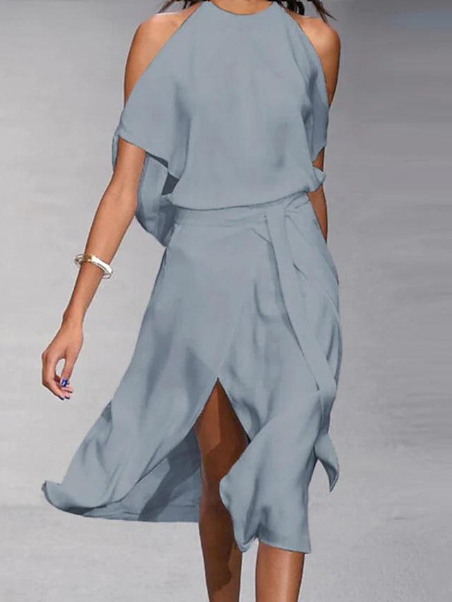 Leona Halter Midi Dress
