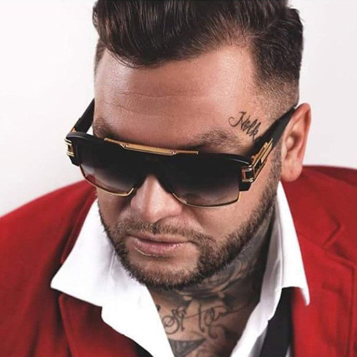 Aurelius Gold-Trim Sunglasses