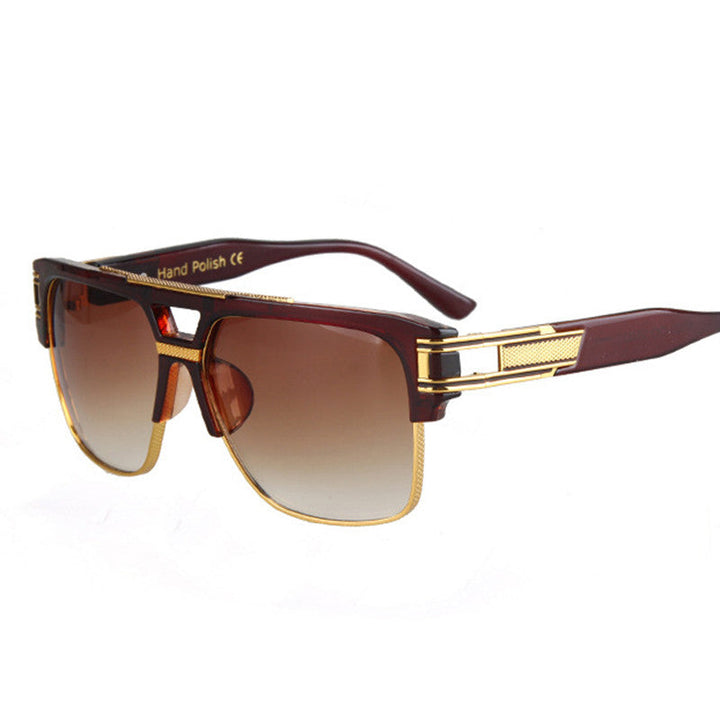 Aurelius Gold-Trim Sunglasses