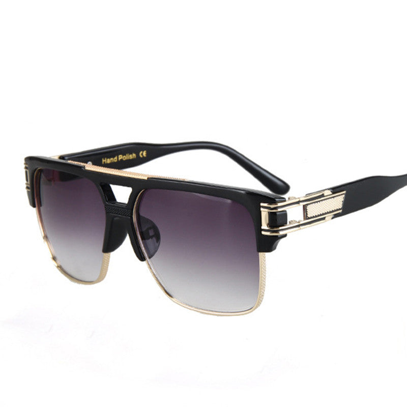 Aurelius Gold-Trim Sunglasses