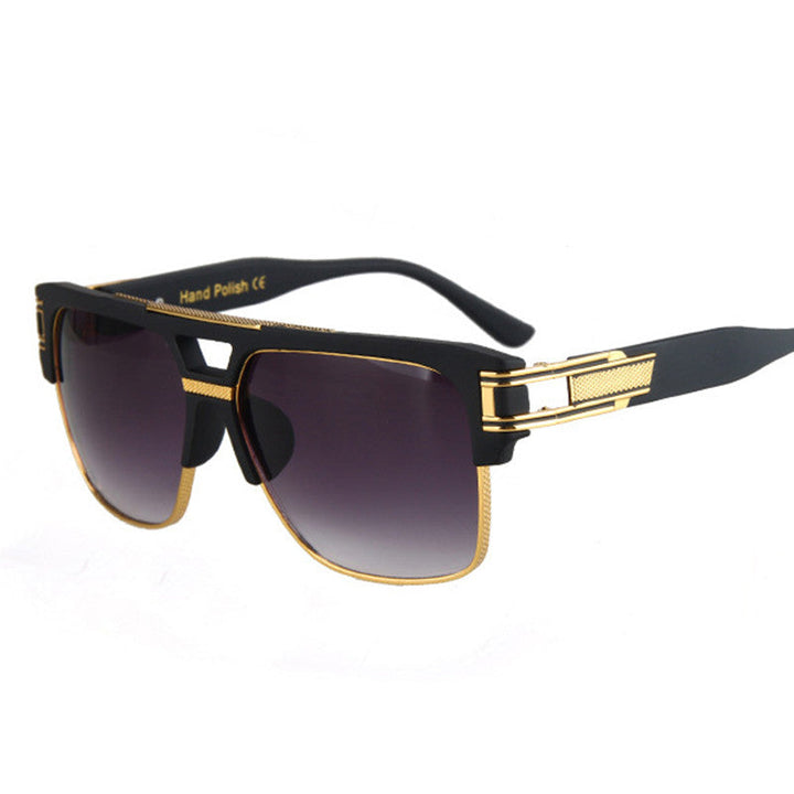 Aurelius Gold-Trim Sunglasses