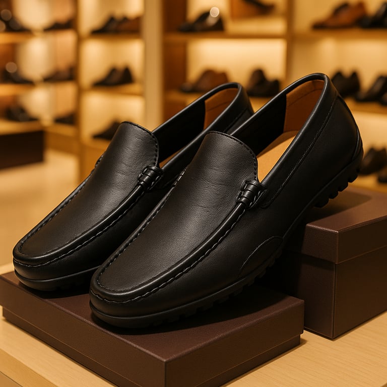 Lazio Leather Slip-On Loafers