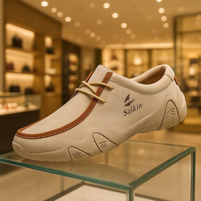 Malta Leather Loafers – Handmade Casual Slip-On Shoes for Men