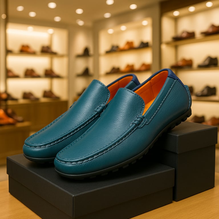 Lazio Leather Slip-On Loafers