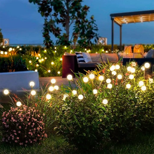 Firefly-Inspired Solar Garden Lights – Waterproof LED Pathway Set