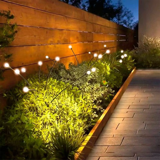 Firefly-Inspired Solar Garden Lights – Waterproof LED Pathway Set