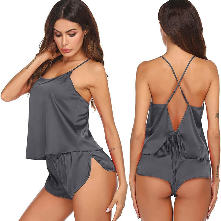 The Luna Silk Camisole Short Set