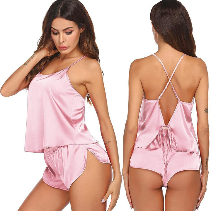 The Luna Silk Camisole Short Set