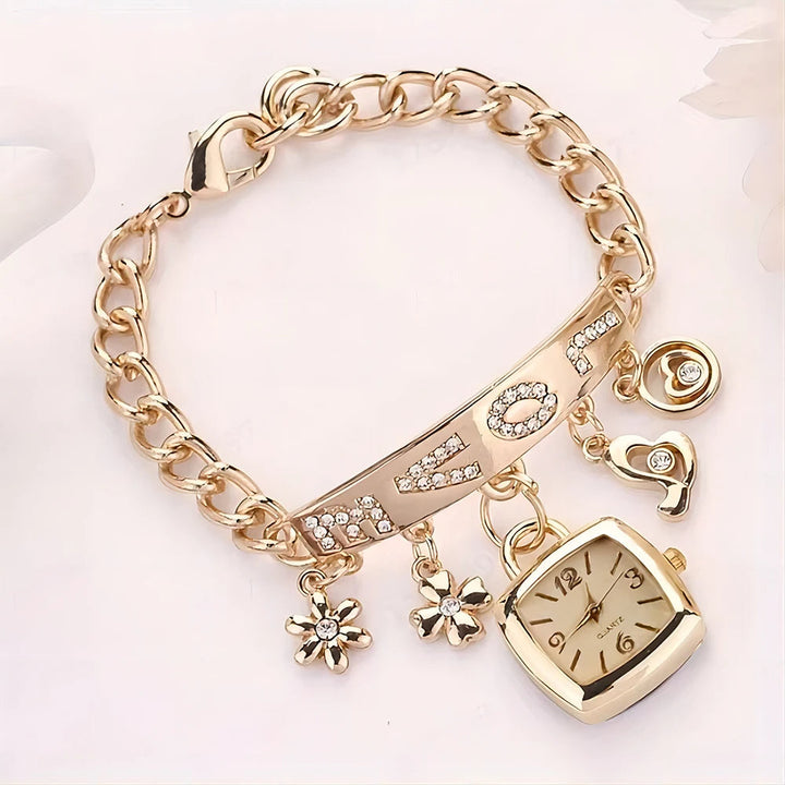 Charm Quartz Watch Bracelet