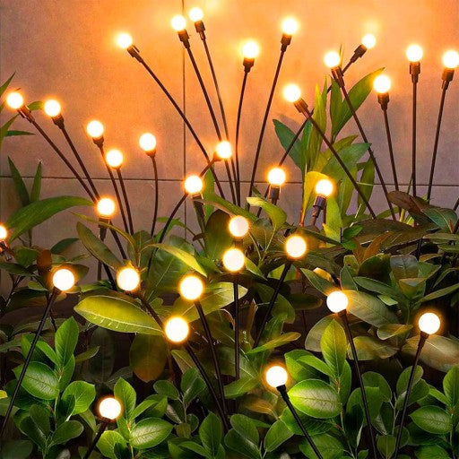 Firefly-Inspired Solar Garden Lights – Waterproof LED Pathway Set