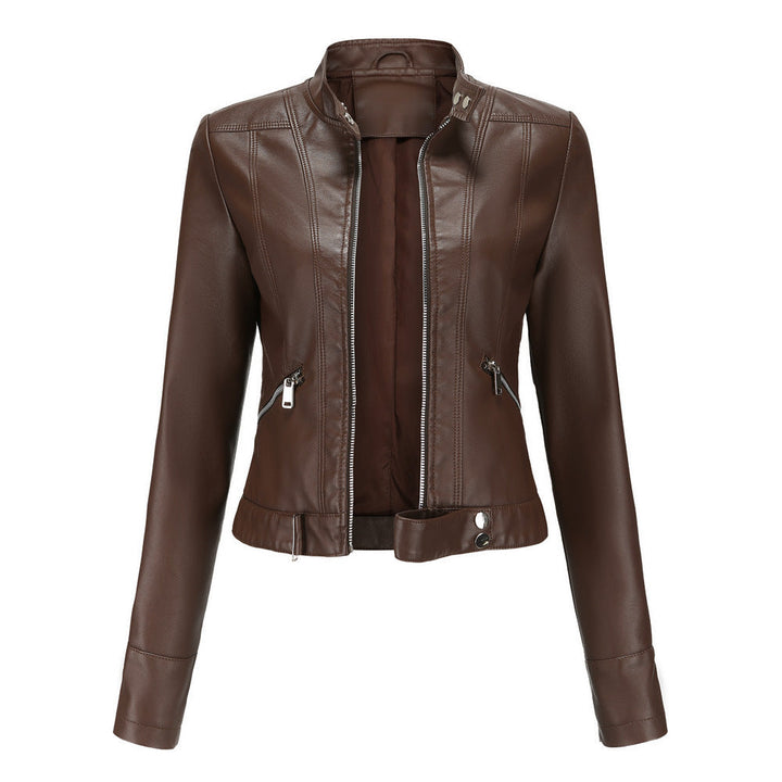 Selene Faux Leather Biker Jacket
