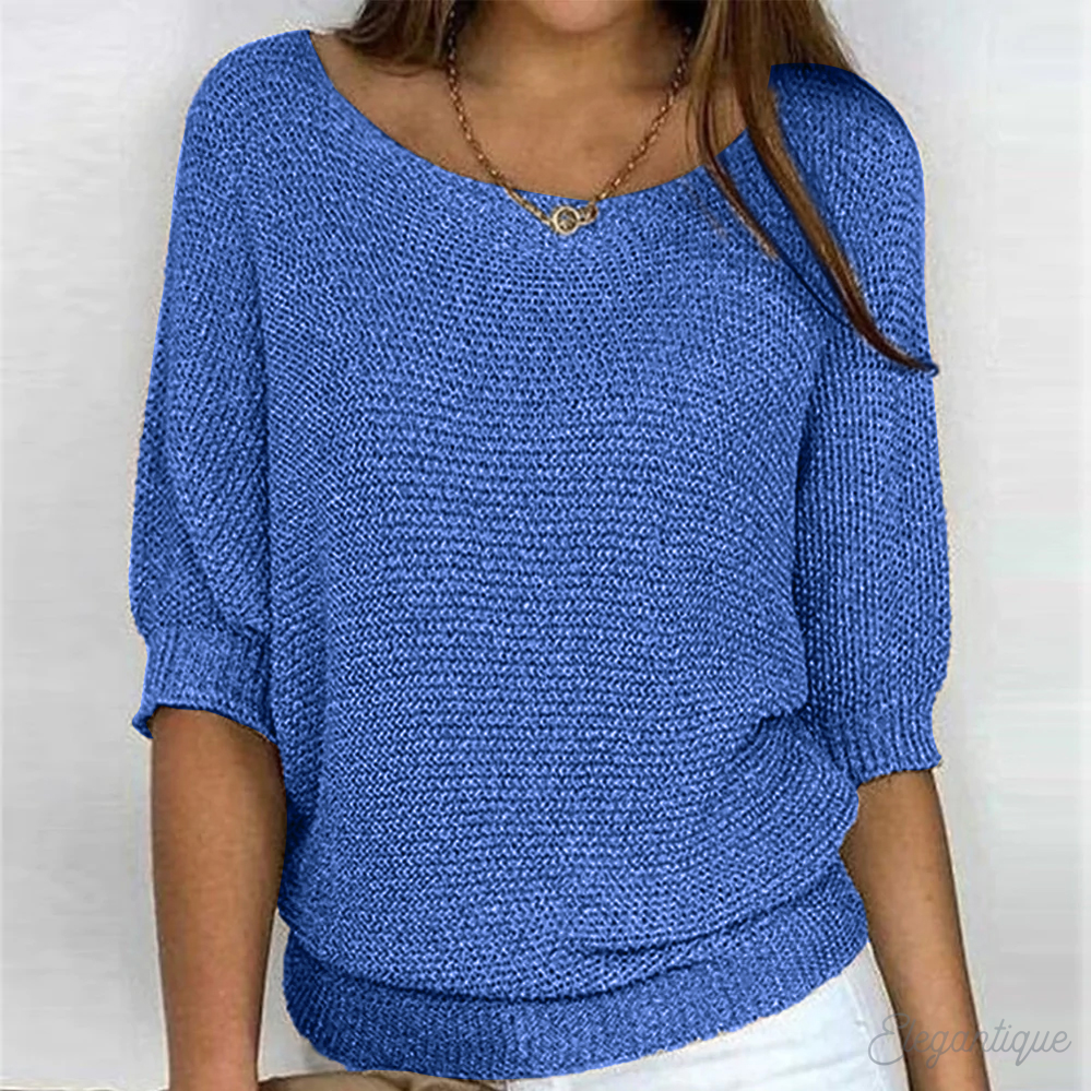 Mira Textured Knit Top