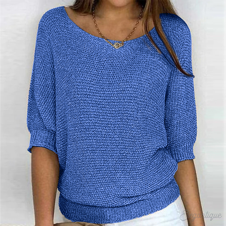 Mira Textured Knit Top