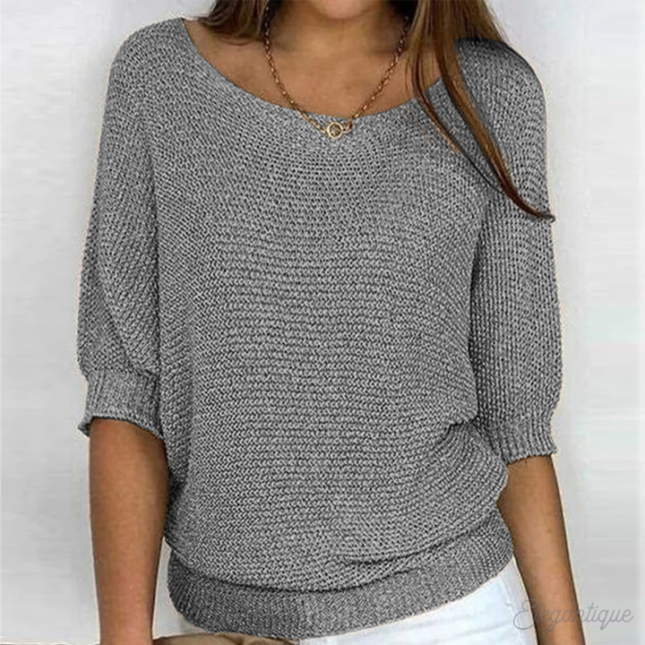 Mira Textured Knit Top