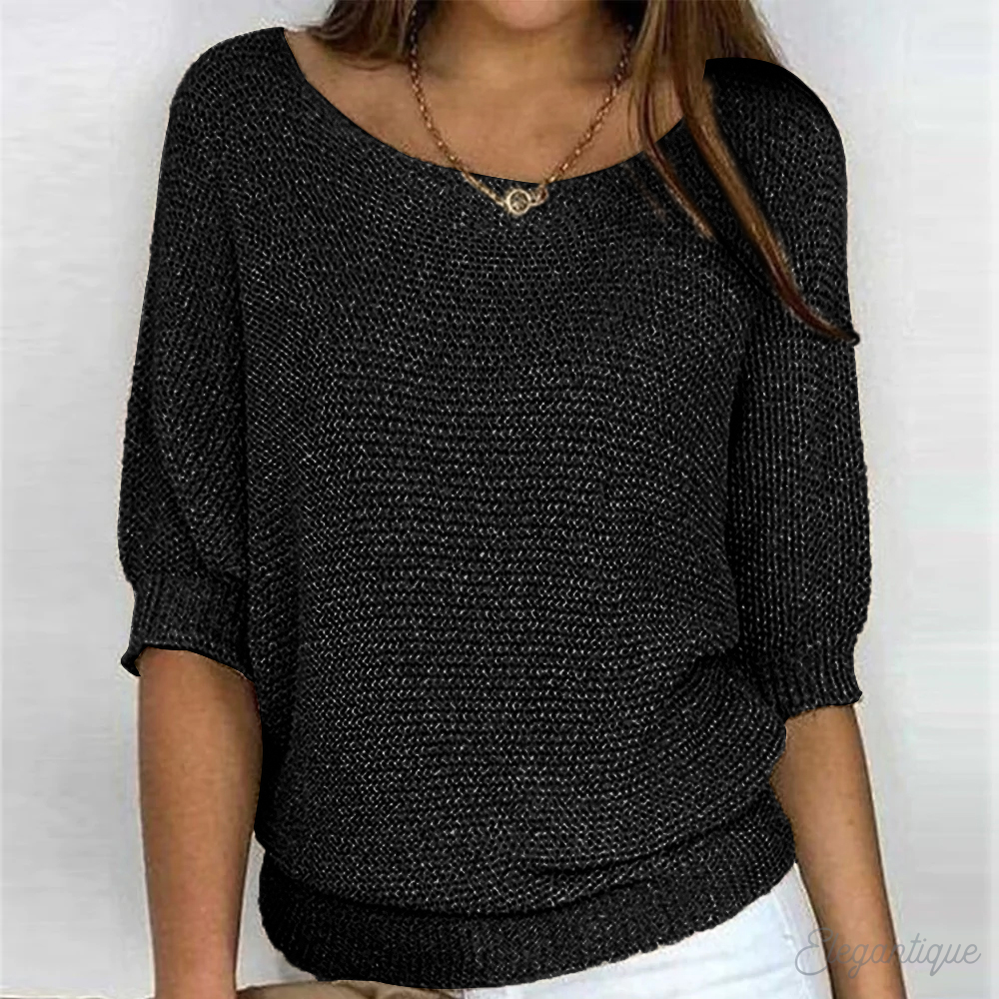 Mira Textured Knit Top