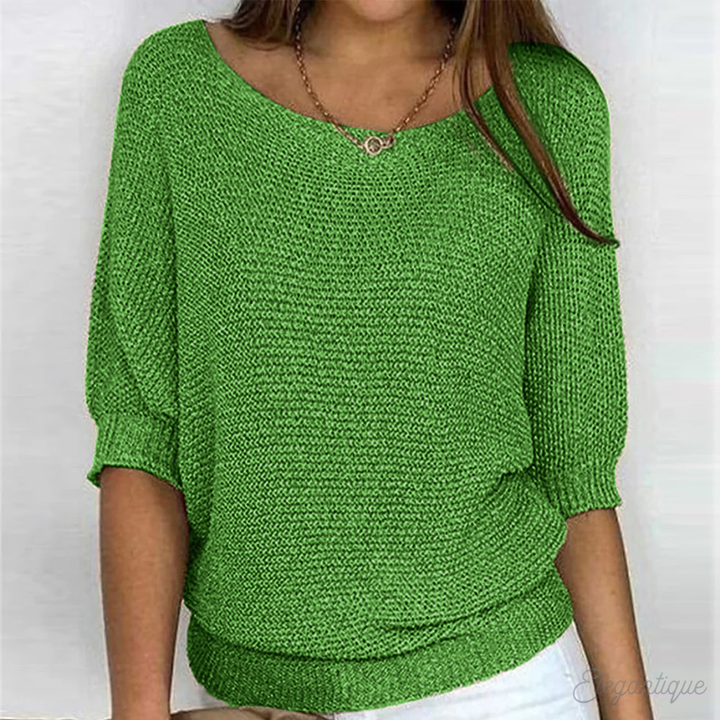 Mira Textured Knit Top