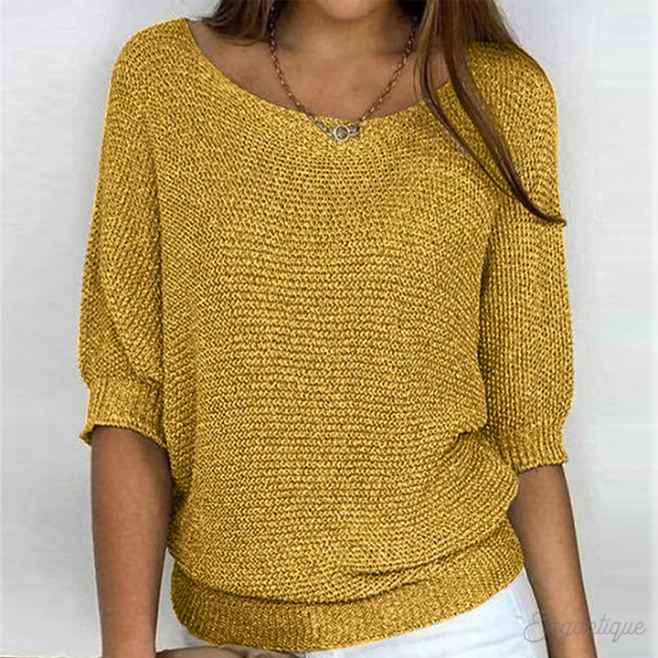 Mira Textured Knit Top