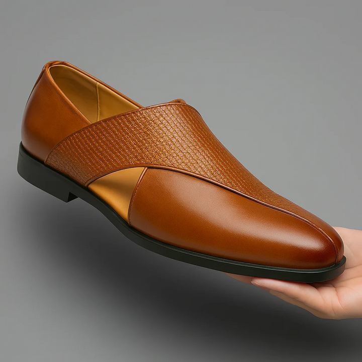 Como Genuine Leather Minimalist Men’s Loafers