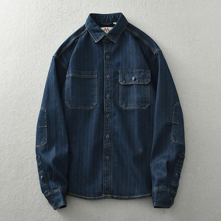Retrovista™ - 1977 Vintage Button-Up Shirt - Edward Fraiser