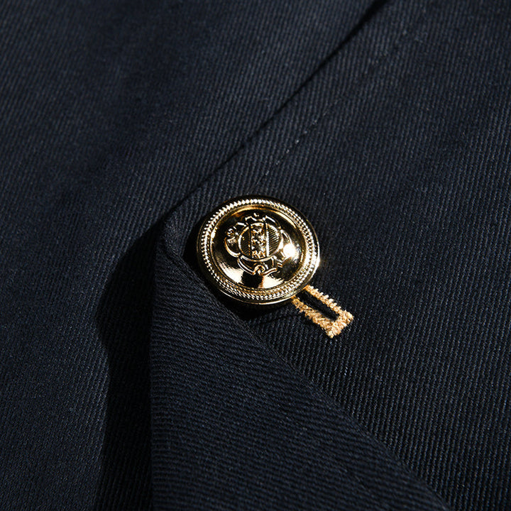 Dover Stand Collar Button Jacket