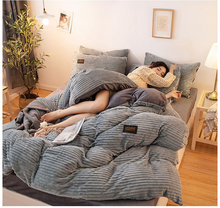 Ultra Soft Corduroy Duvet Cover Set